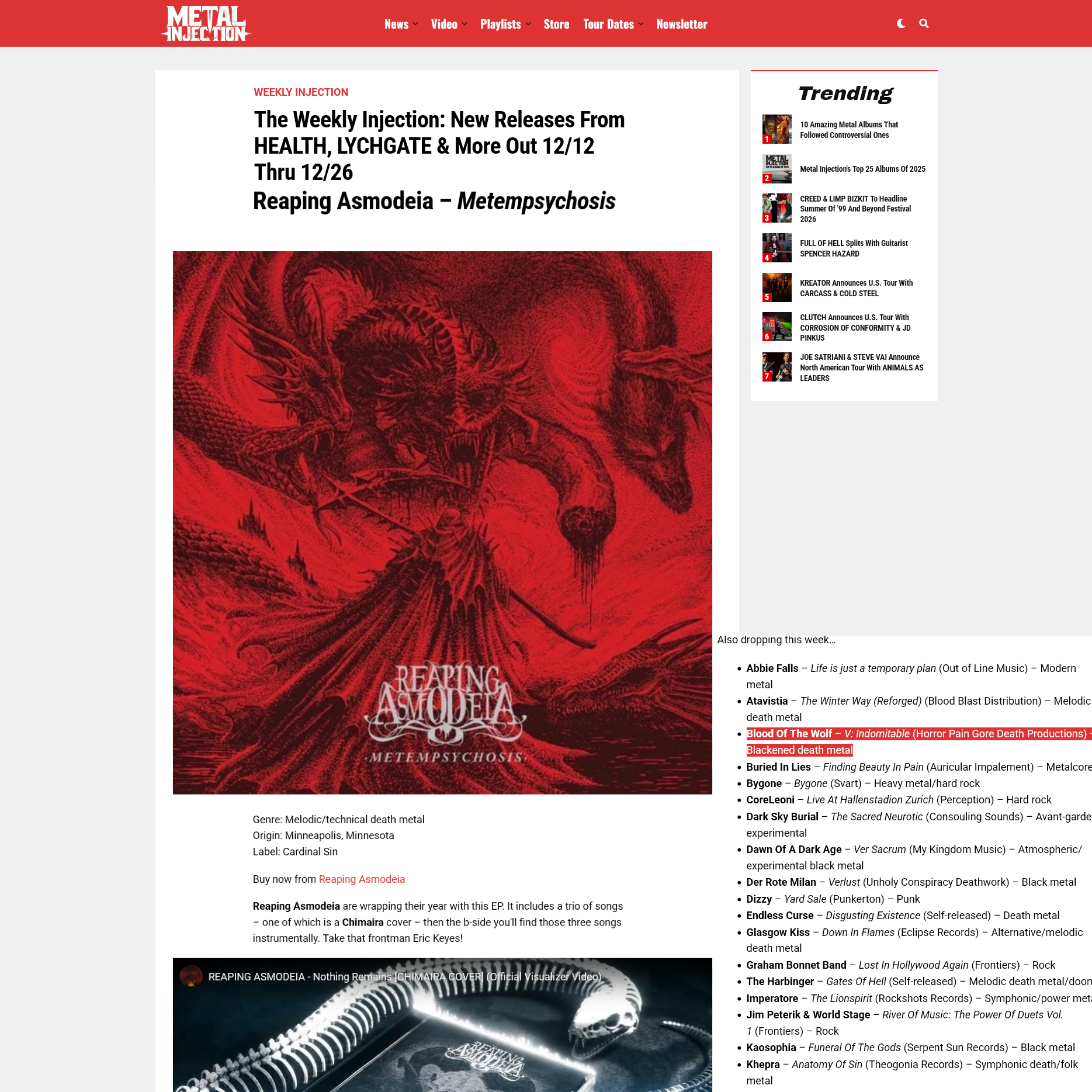 Screenshot 20251212 at 102642 The Weekly Injection New Releases From HEALTH LYCHGATE  More Out 12_12 Thru 12_26  Metal Injection13.png