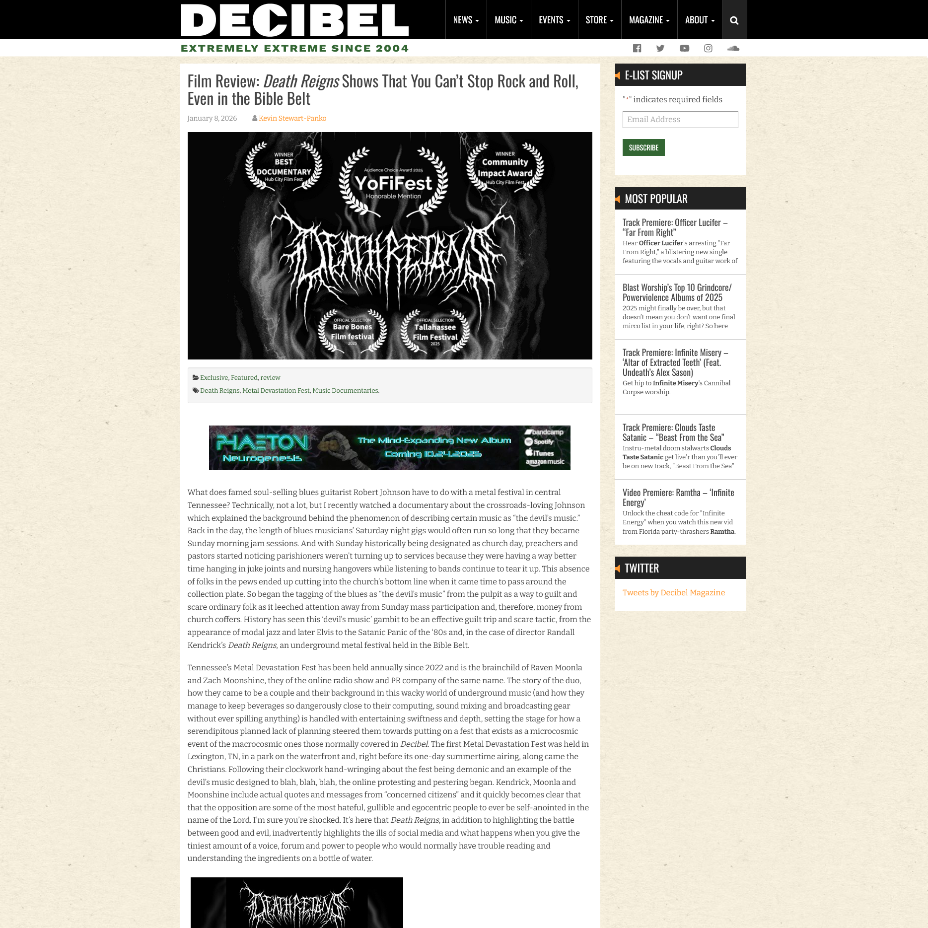 Screenshot 20260108 at 100344 Film Review Death Reigns Shows That You Cant Stop Rock and Roll Even in the Bible Belt  Decibel Magazine11.png