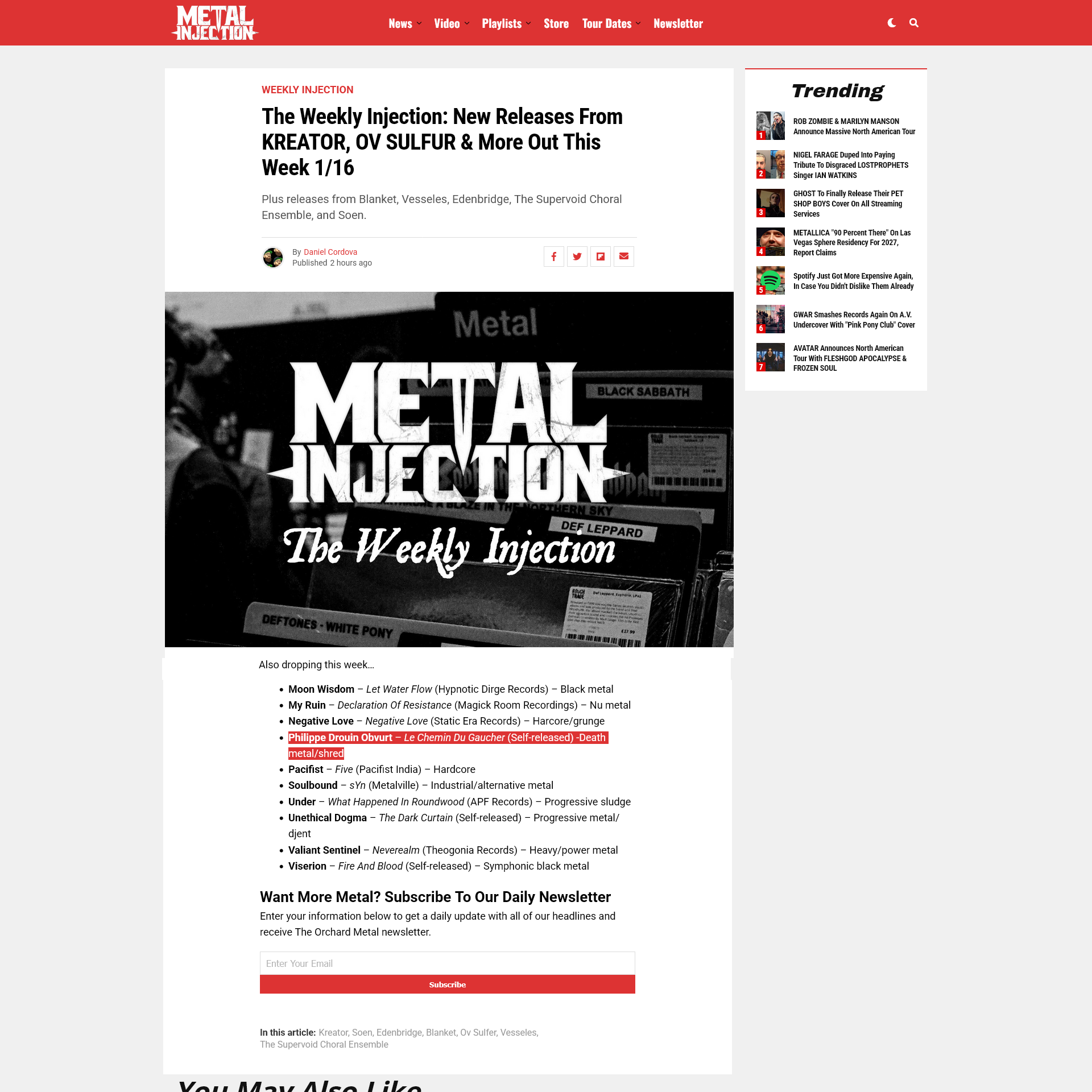 Screenshot 20260116 at 104959 The Weekly Injection New Releases From KREATOR OV SULFUR  More Out This Week 1_16  Metal Injection111.png