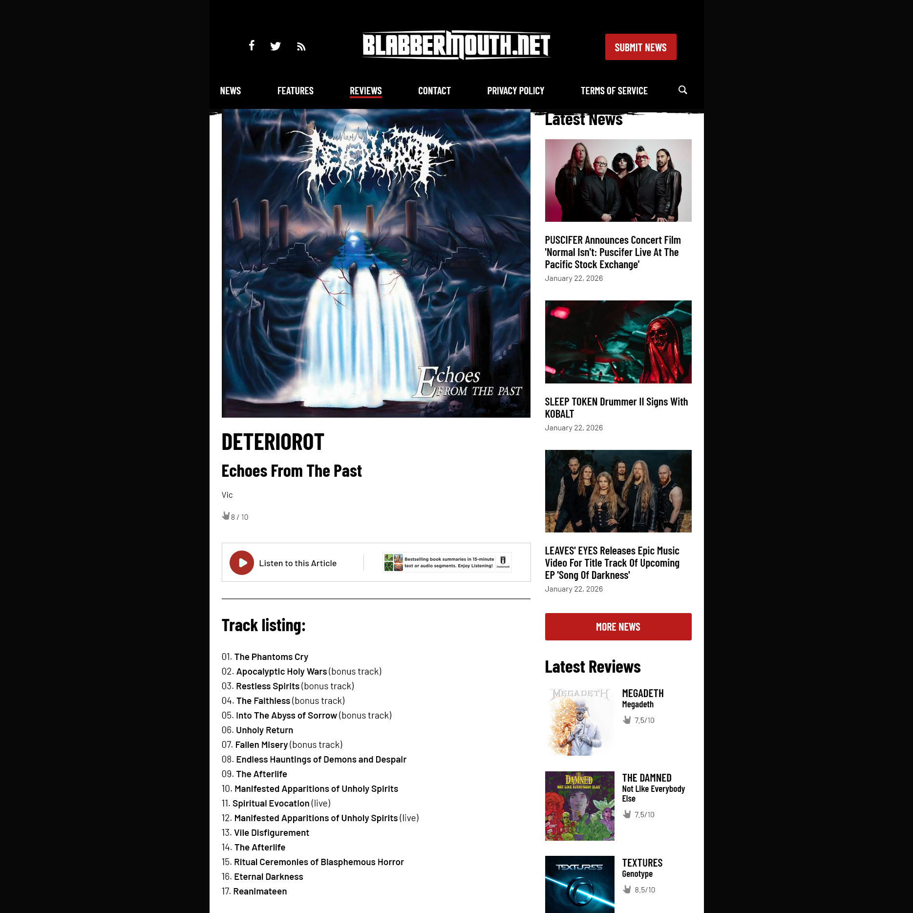 Screenshot 20260122 at 083119 Reviews  Echoes From The Past  BLABBERMOUTH.NET1.png