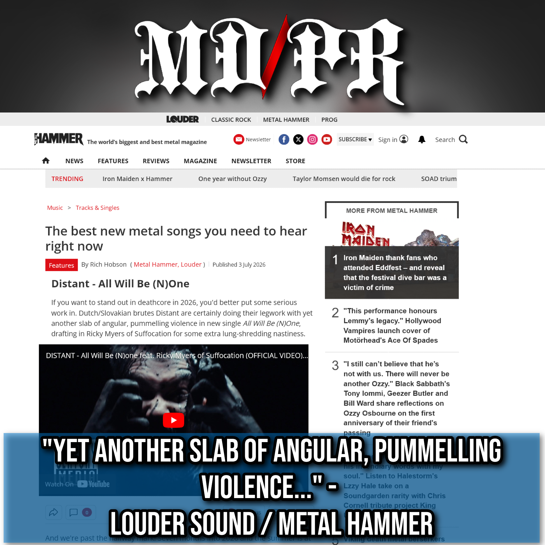 Screenshot 20260723 at 092523 Metal Hammers trcks of the week July 3 2026 Louder11.png