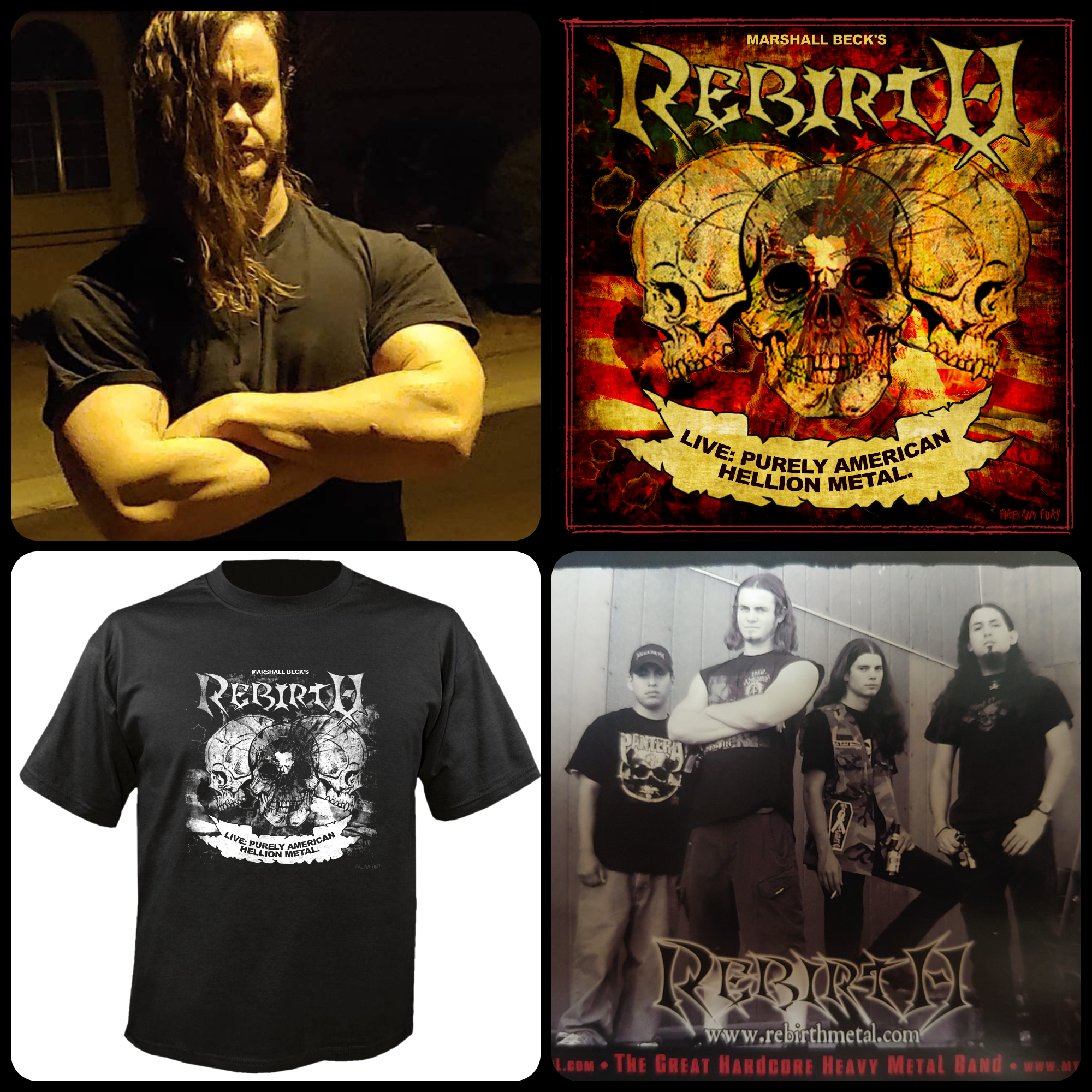 New Promo: Rebirth (Usa) - Live: American Hellion Metal - (Metal