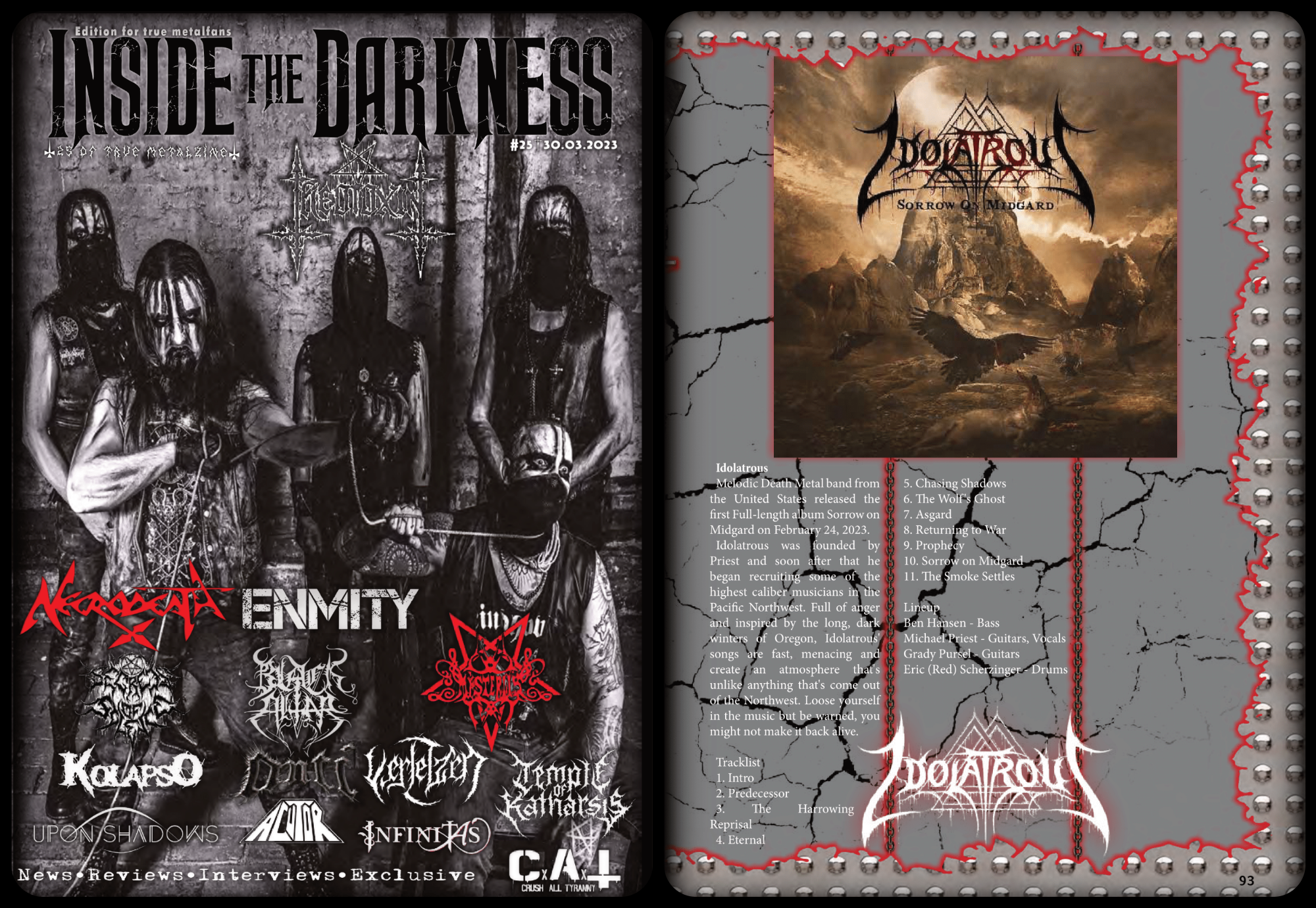 Brundarkh - Those Born Of Fire & Shadow - Reviewed By Inside The Darkness!  - The Beast