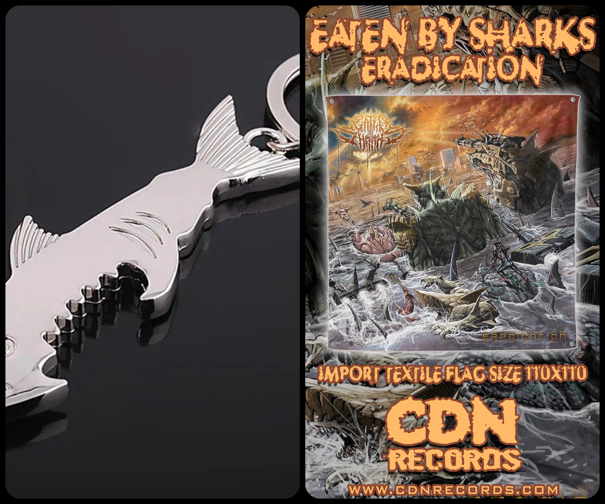 Eaten By Sharks - Eradication - Featured & Reviewed By Metalegion