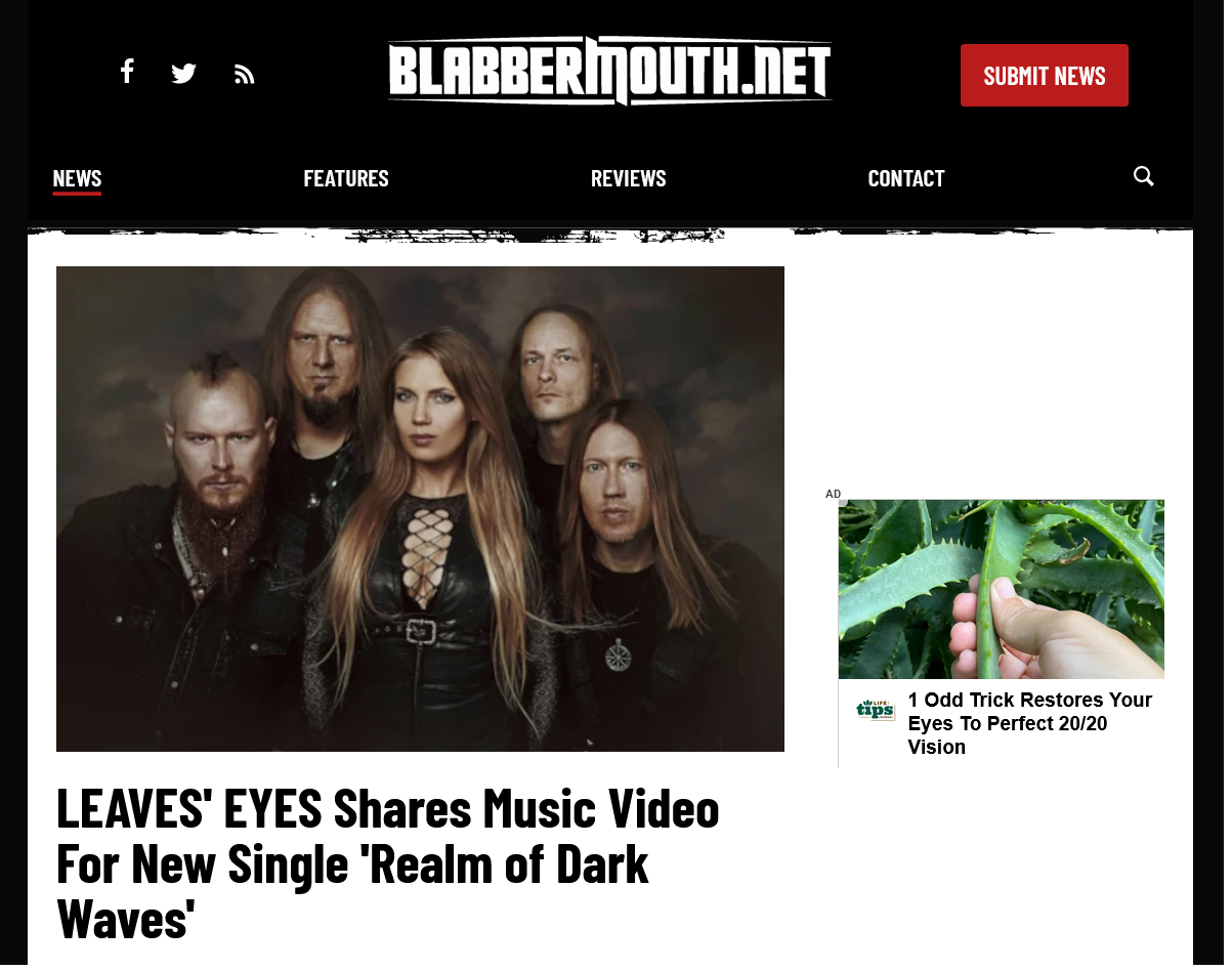 Screenshot 20240116 at 125328 LEAVES EYES Shares Music Video For New Single Realm of Dark Waves.png