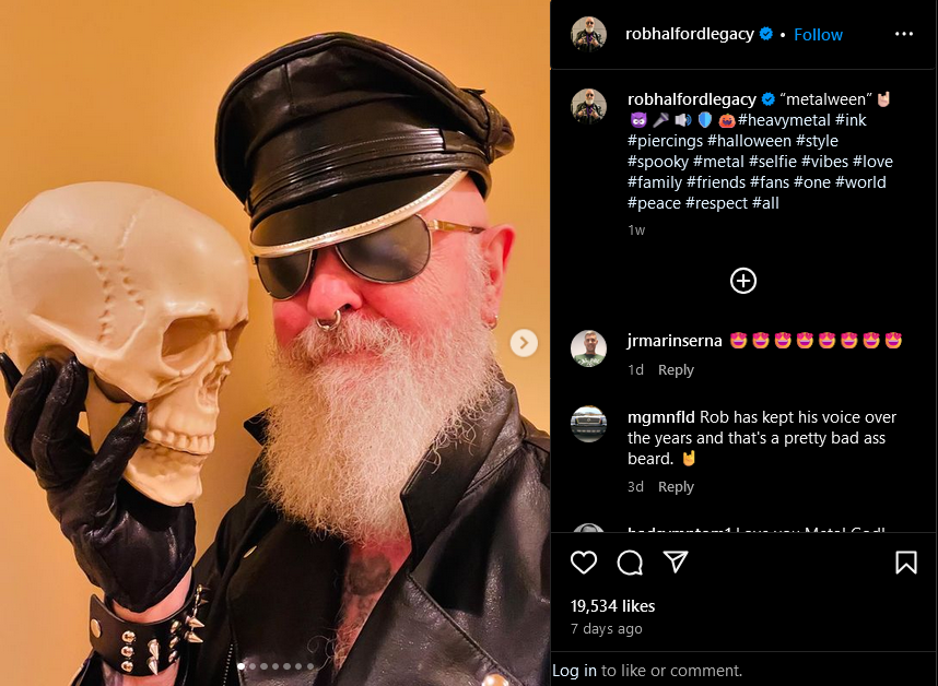 Screenshot 20241107 at 201952 Metal God metalweenheavymetal ink piercings halloween style spooky metal selfie vibes love family friends fans one world... Instagram.png