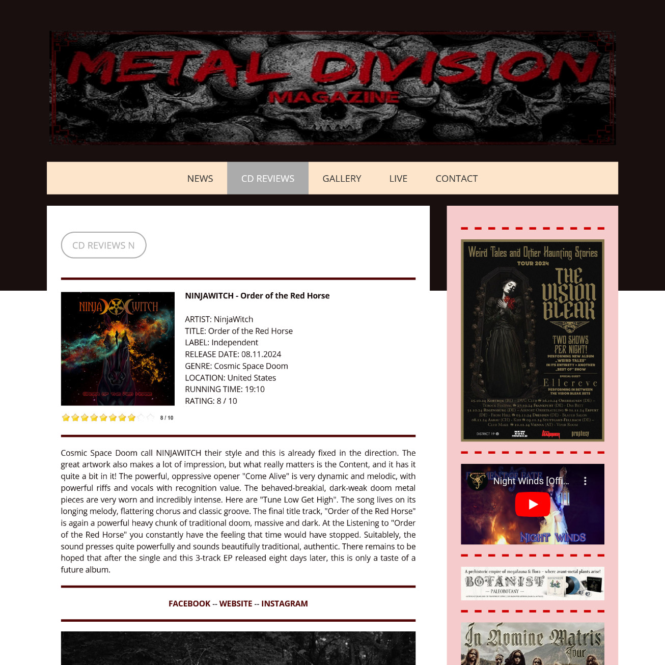 Screenshot 20241120 at 160557 NINJAWITCH  Order of the Red Horse  metaldivisions website.jpg